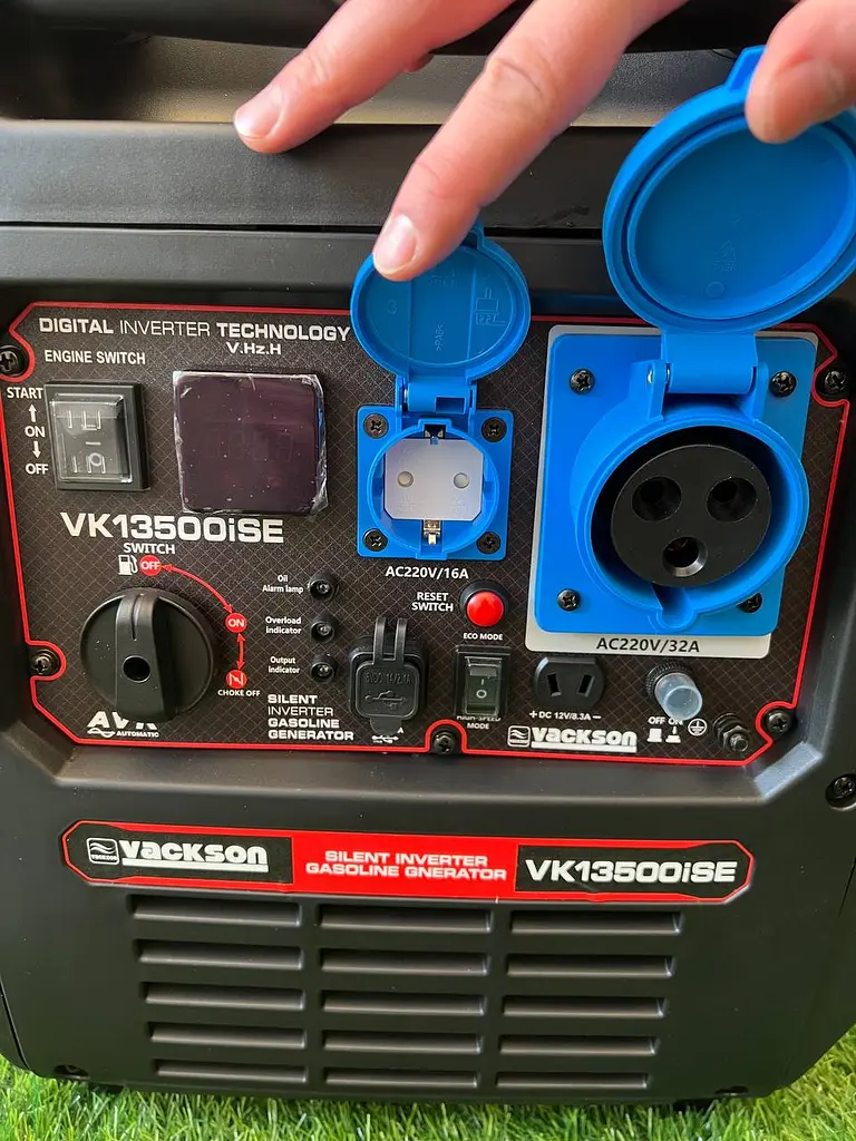 Інверторний бензиновий генератор Vackson VK13500iSE (3.5/3.8 кВт) + Електростатер - фото 2