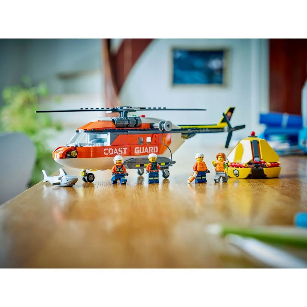 Конструктор LEGO City Вертолет береговой охраны 551 деталь (60503) - фото 6