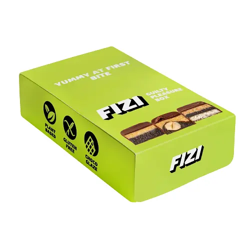Протеїнове печиво, FIZI Guilty Pleasure Box — 10 × 45 г