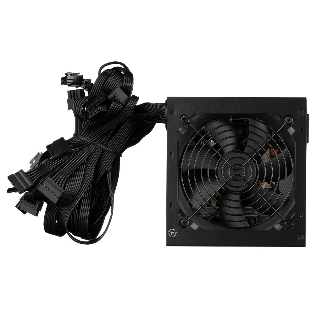 Блок питания 2E MASTER POWER (550W), >80, 80+ White, 120mm, 1xMB 24pin(20+4), 1xCPU 8pin(4+4), 3xMolex, 5xSATA, (2E-MP550-120APFC) - фото 2