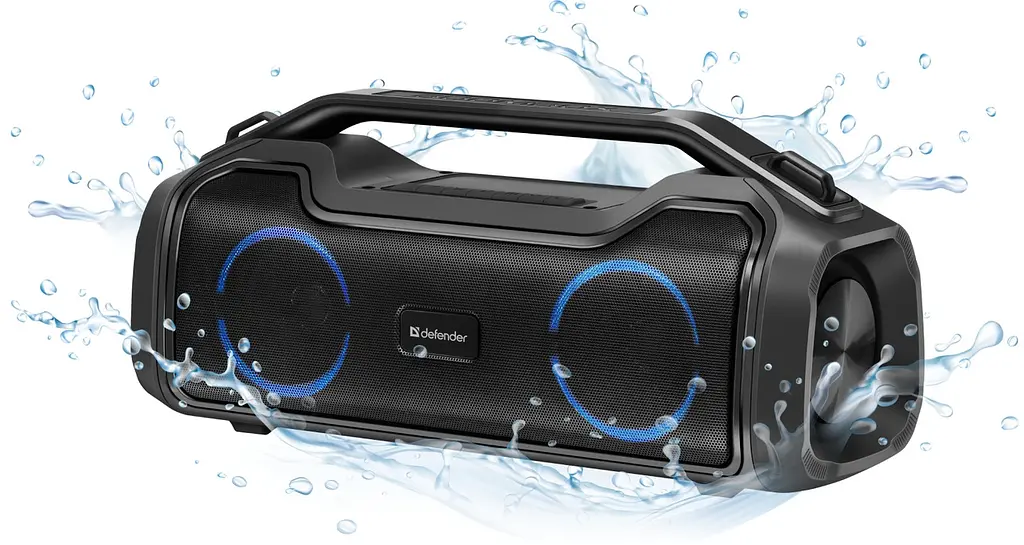 Акустична система 1.0 Defender Beatbox 50, 50W, Bluetooth/RGB/TF/TypeC/IPX5/PWB чорна - фото 7