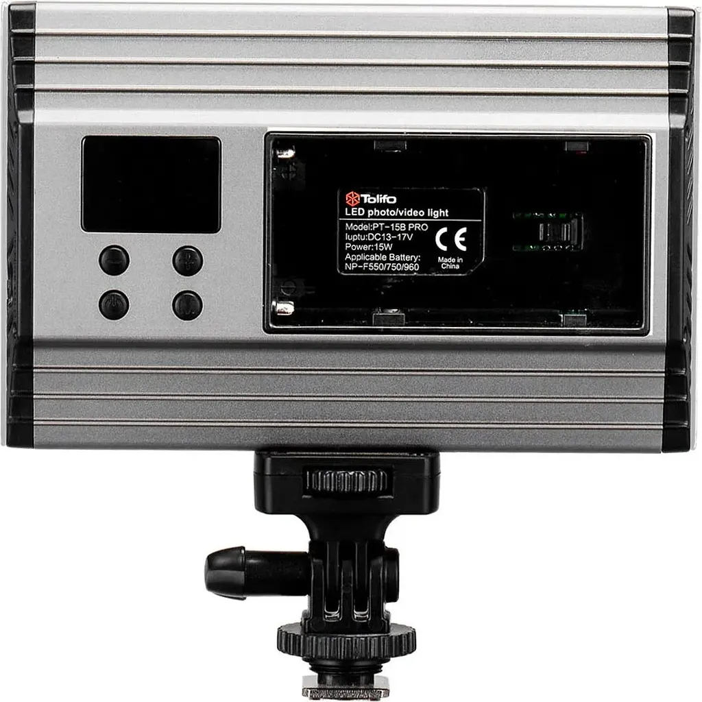 Накамерне світло Tolifo PT-15B 15W color 3200-5600K [110706] - фото 4
