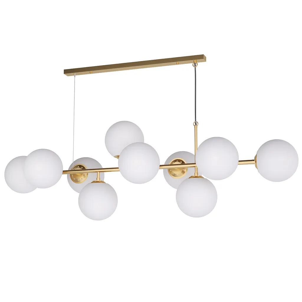 Люстра BB2, PikArt арт. 25268 Золотой Белый - фото 2