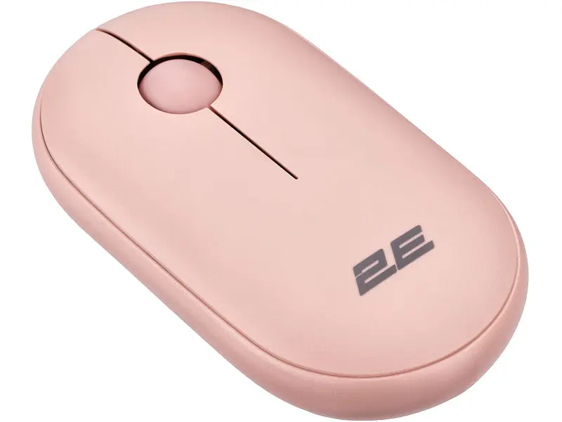 Мышь 2E MF300 Silent WL BT Mallow pink (-MF300WPN) - фото 3