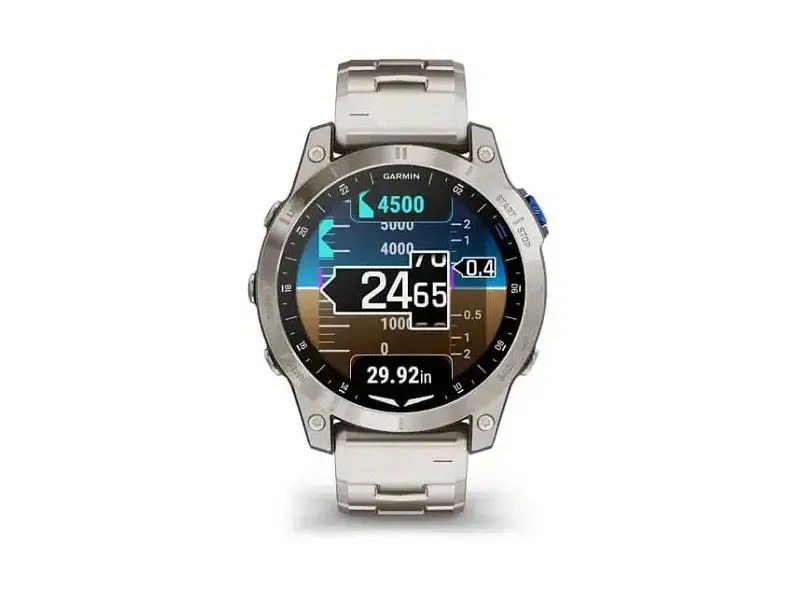Смарт-годинник Garmin D2 Mach 1 Aviator Smartwatch with Vented Titanium Bracelet (010-02582-50/51) - фото 6
