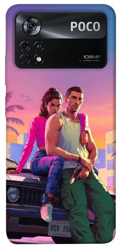 TPU чехол Demsky GTA VI Heroes для Xiaomi Poco X4 Pro 5G
