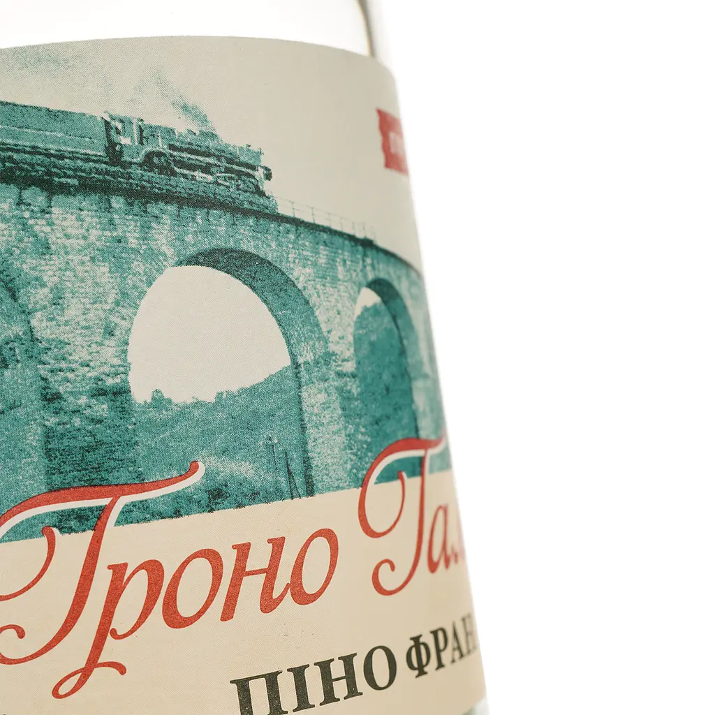 Горілка виноградна Гроно Галіції Піно Фран 40% 0.5 л - фото 3