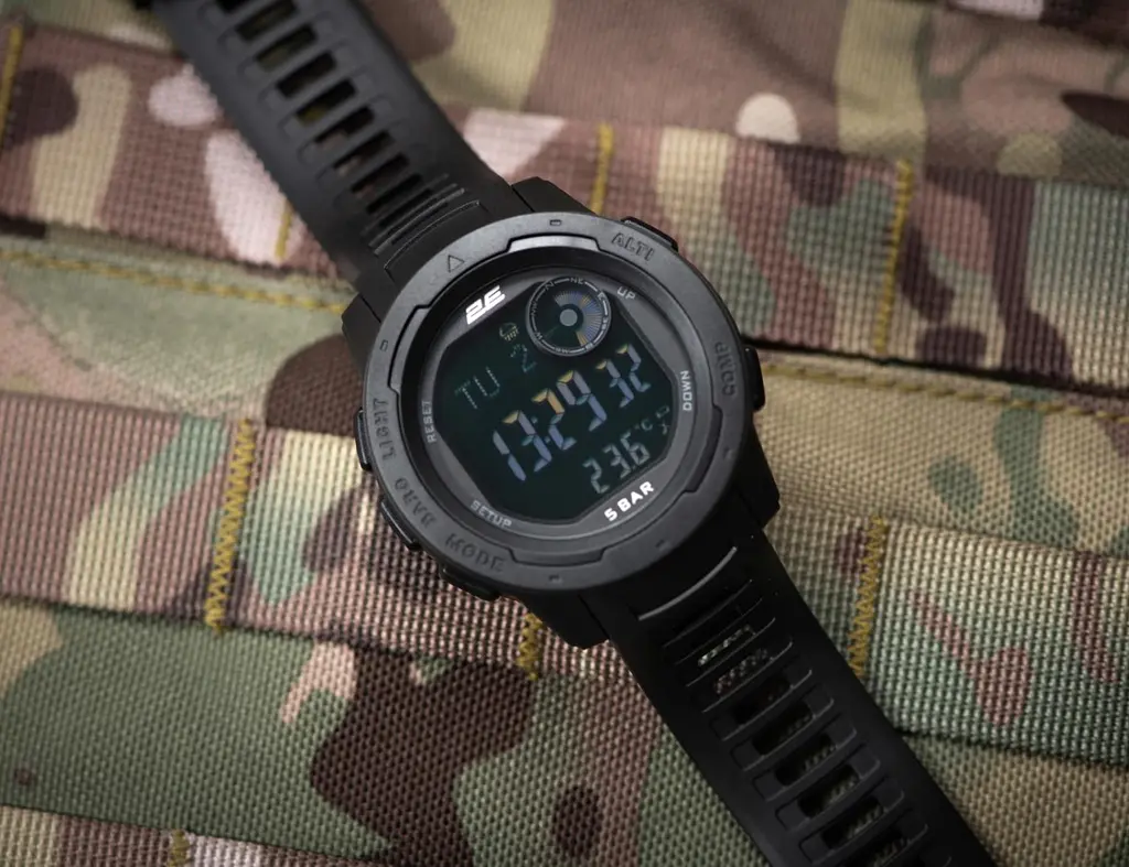 Тактичні смартгодинники 2E DeltaX Black з компасом і крокоміром - фото 8
