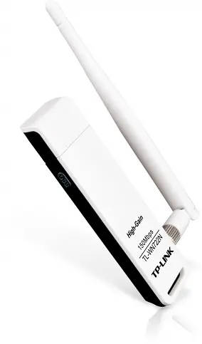 Безпровідний Wi-Fi адаптер TP-LINK TL-WN722N Wi-Fi 802.11n USB 150Mbps (о) - фото 2
