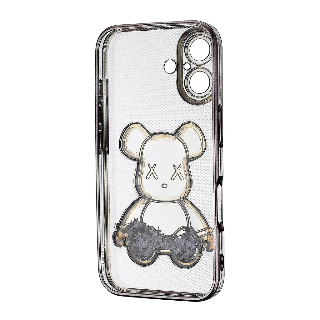 Чохол Shining Bear Case Protected Camera iPhone 16 Black - фото 3