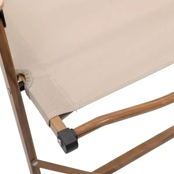 Стілець для кемпінгу складаний Lugi з алюмінієвим каркасом бежевий HP-SY-1 - фото 8