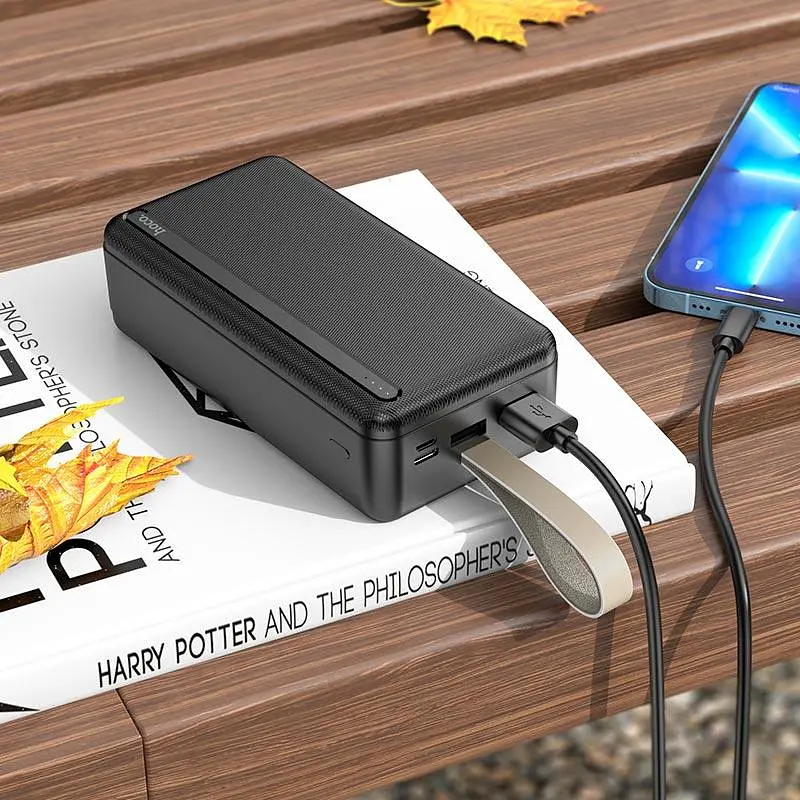 Портативный аккумулятор - зарядное - УМБ Hoco J91B 30000mAh черный - фото 5