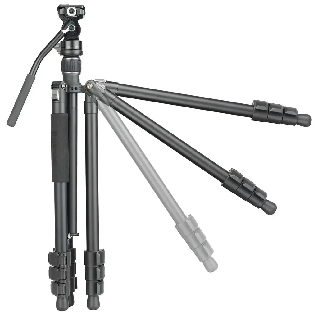 Штатив алюмінієвий Vanguard Vesta Go 264AV12 з відеоголовкою PV-12, Arca-Swiss, висота 164 см, навантаження до 6 кг - фото 7