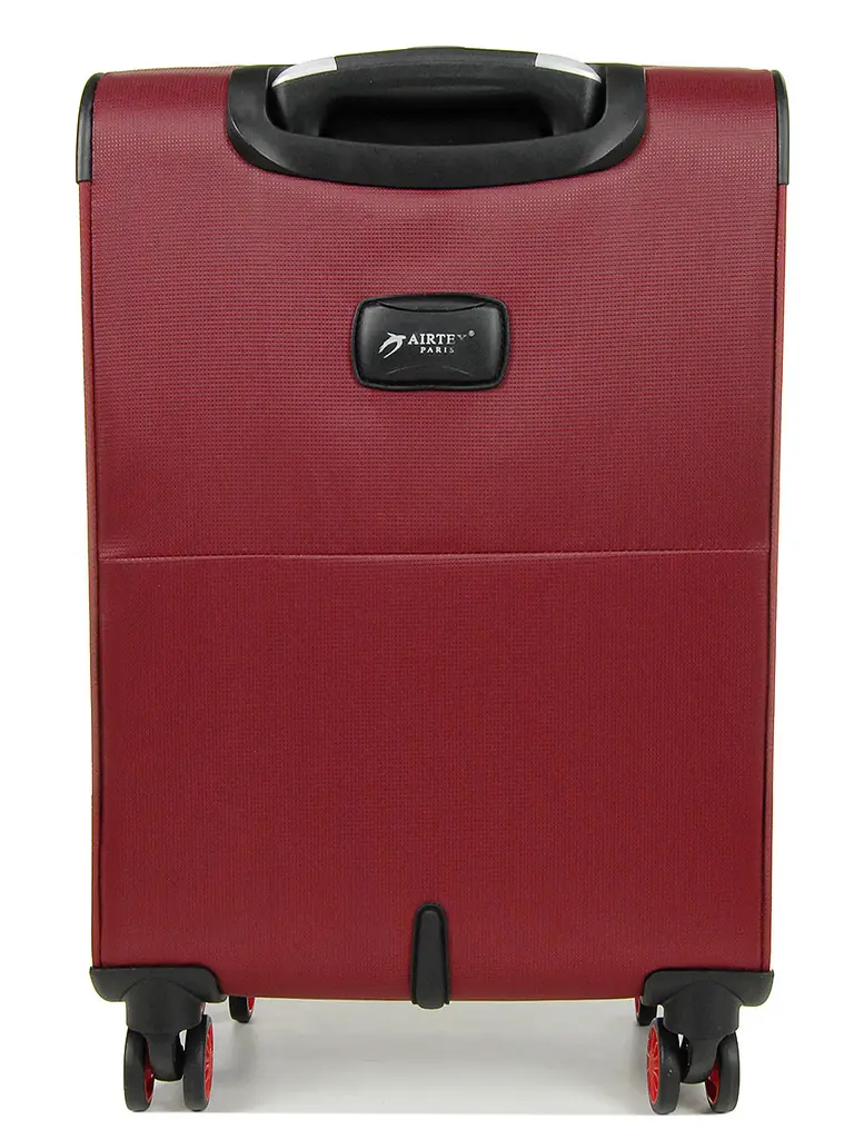 Валіза Малий (S) тканинний на 4 колесах Airtex 825 27 л 55х35х20 см Бордовий - фото 3