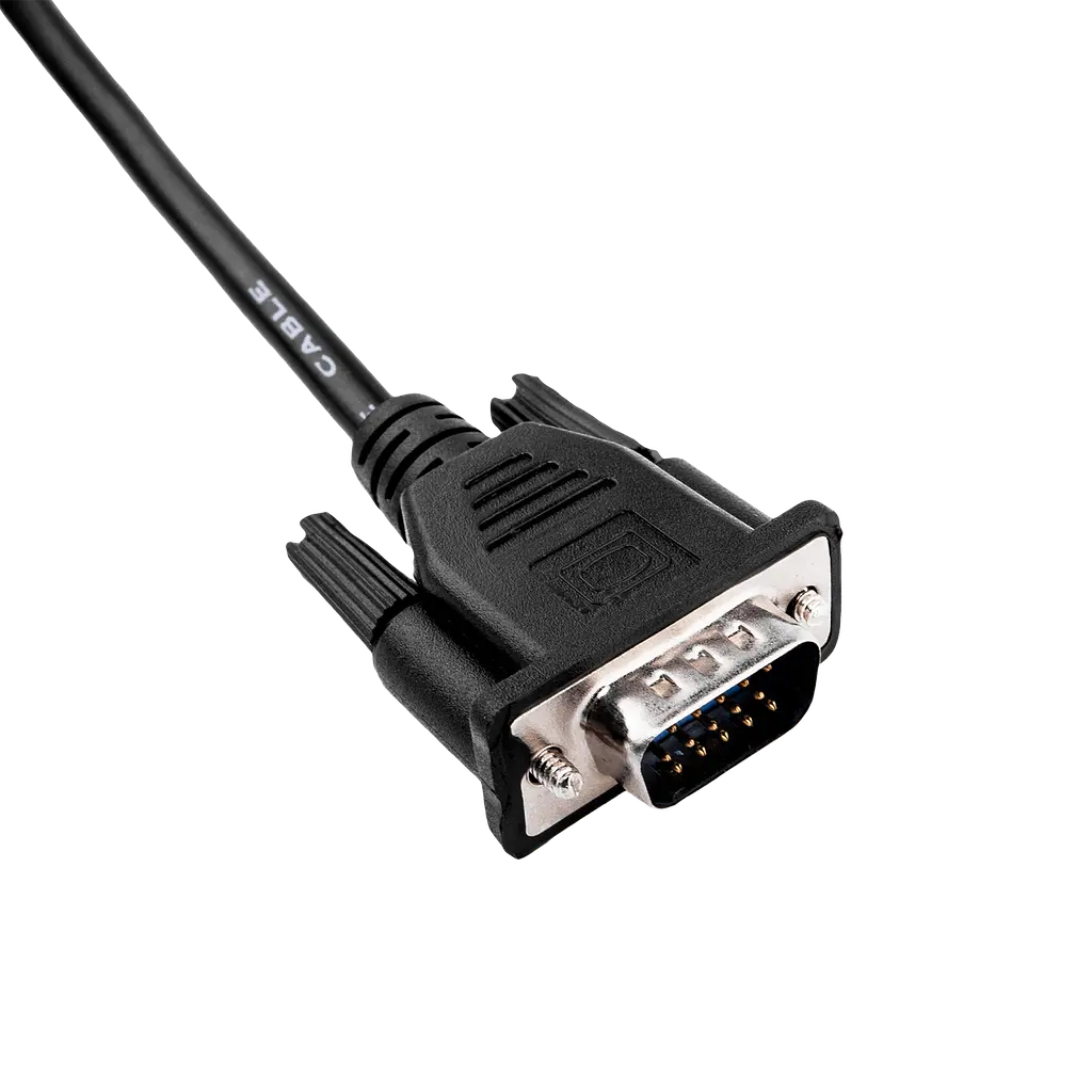 Кабель VGA-3.0BK 3 м чорний (з двома феритовими кільцями) - фото 3
