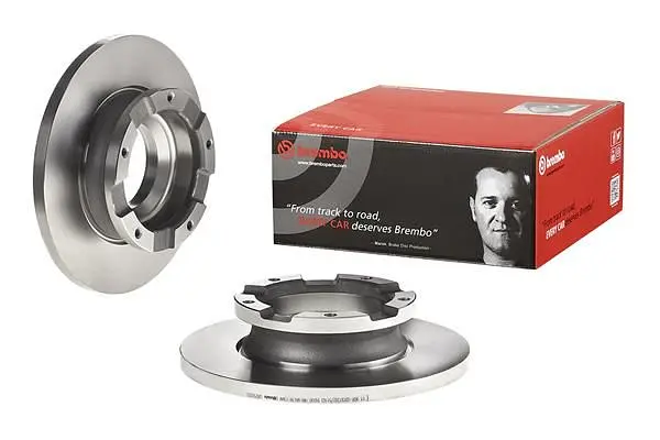 Диск гальмівний невентильований Ford Transit V362, V363 12-25р Brembo (08.D505.20) - фото 2