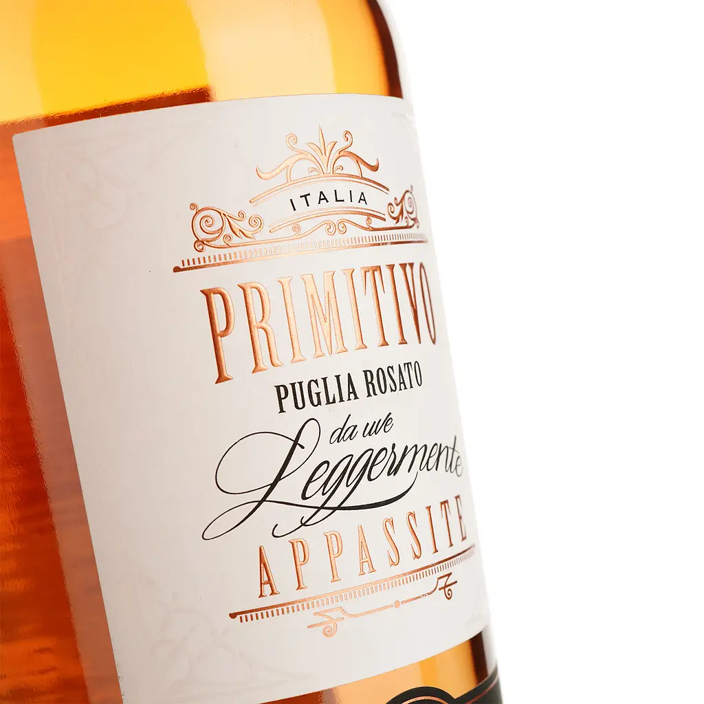 Вино Duca Di Saragnano Da Uve Leggermente Appassite Primitivo Rosato Puglia IGT рожеве напівсухе 075 л - фото 3