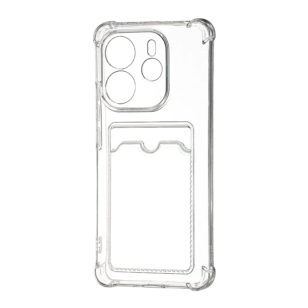 Чохол Clear Pocket Case Xiaomi Redmi Note 14 4G Global Прозорий
