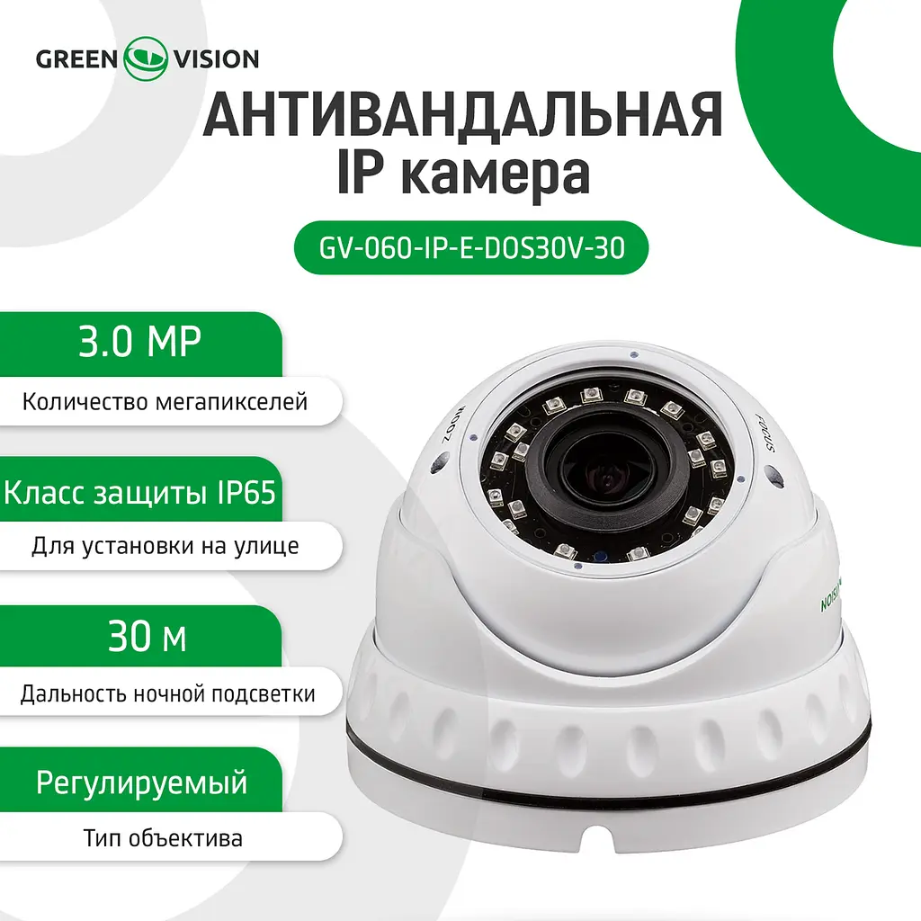 Антивандальна IP камера GV-060-IP-E-DOS30V-30 - фото 4