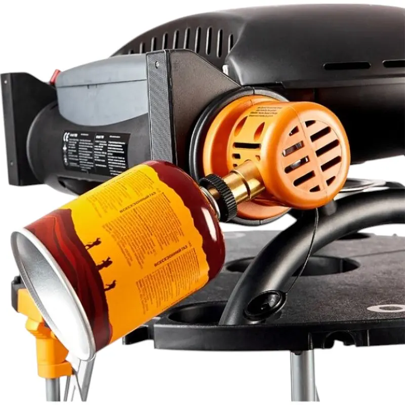 Портативний газовий гриль O-Grill 500 переносний, червоний + шланг у подарунок! - фото 6