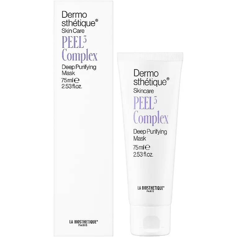 Маска для обличчя La Biosthetique Dermosthetique Peel3 Complex Deep Purifying Mask глибоко очищувальна 75 мл - фото 2