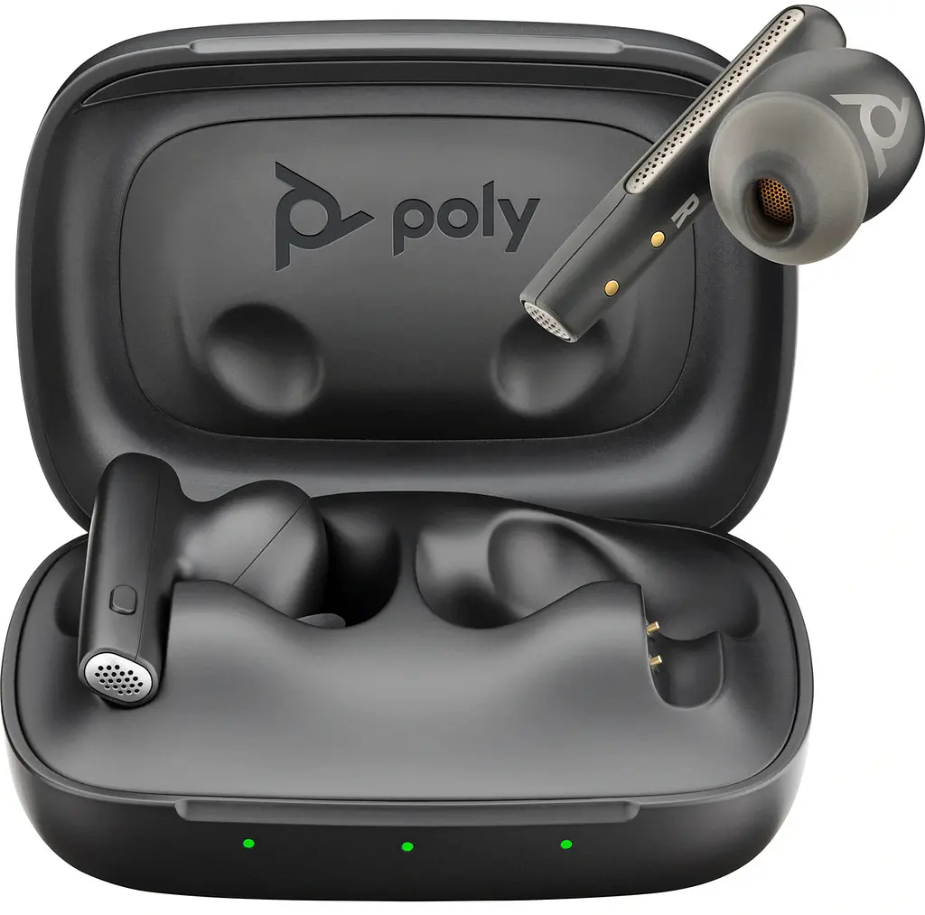 Навушники TWS Poly Voyager Free 60 Earbuds + BT700C + BCHC Чорний - фото 4