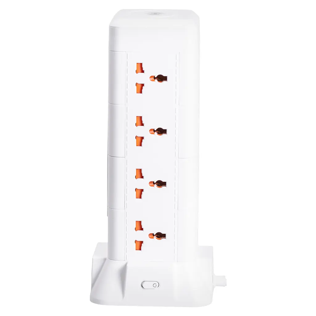 Мережевий фільтр-подовжувач TOWER 12 розеток LED-лампа 3USB + 1PD 2,8 метра Yiwu HP-5-9MF - фото 26