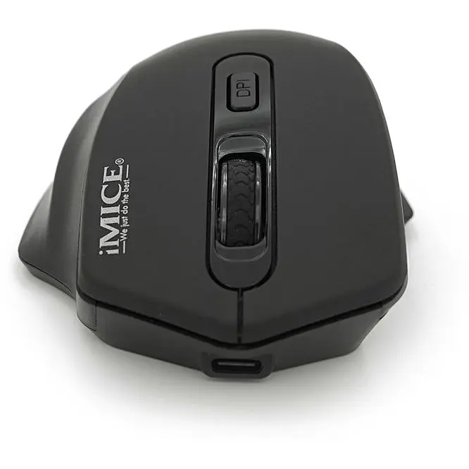 Ігрова миша бездротова iMICE G1800 Rechargeable, 4 кнопок, акумулятор, 1600dpi, 2.4Ghz, Black - фото 3
