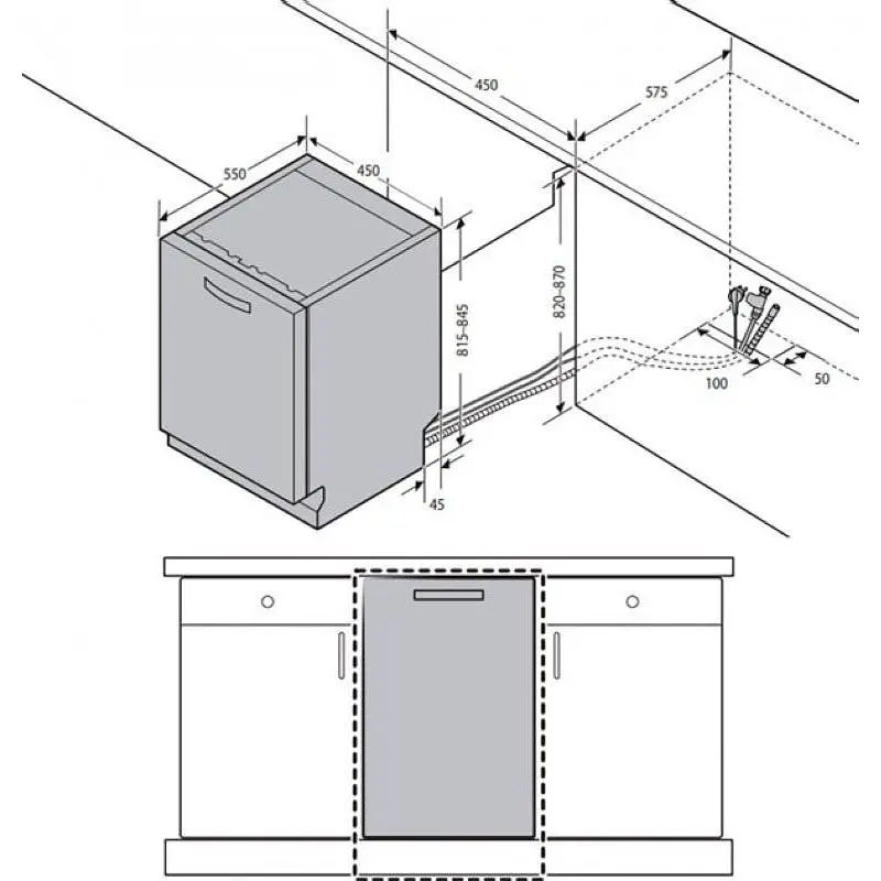 Посудомоечная машина Samsung DW50R4070BB/WT - фото 13