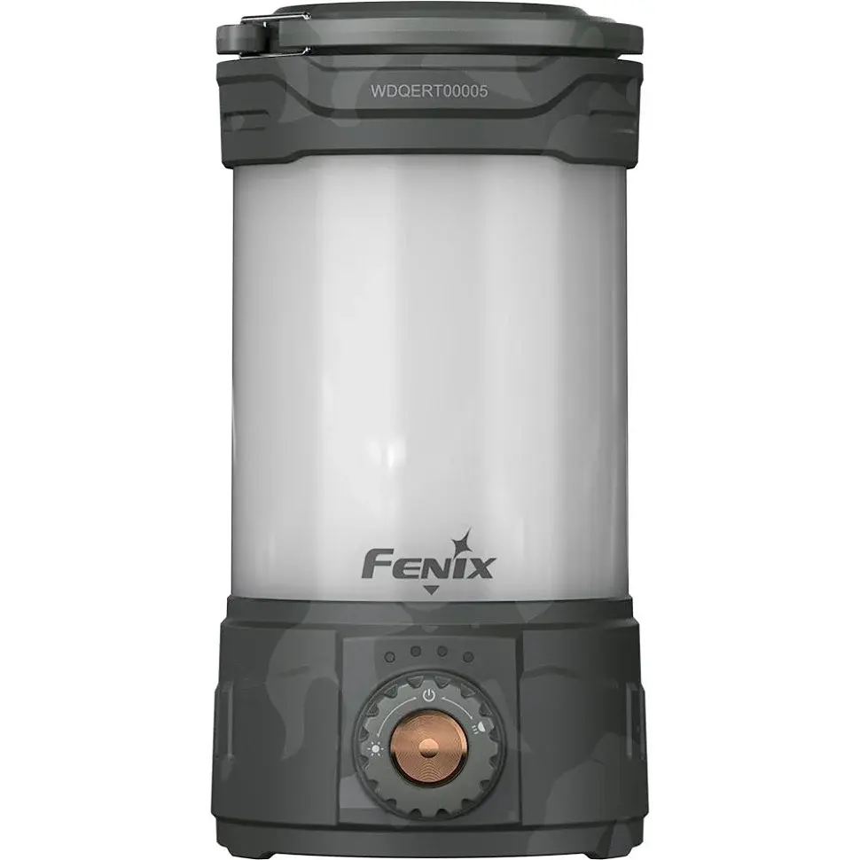 Кемпінговий ліхтар Fenix CL26R Pro 650 лм, пластик, 66x59.5x114 мм, сірий камуфляж