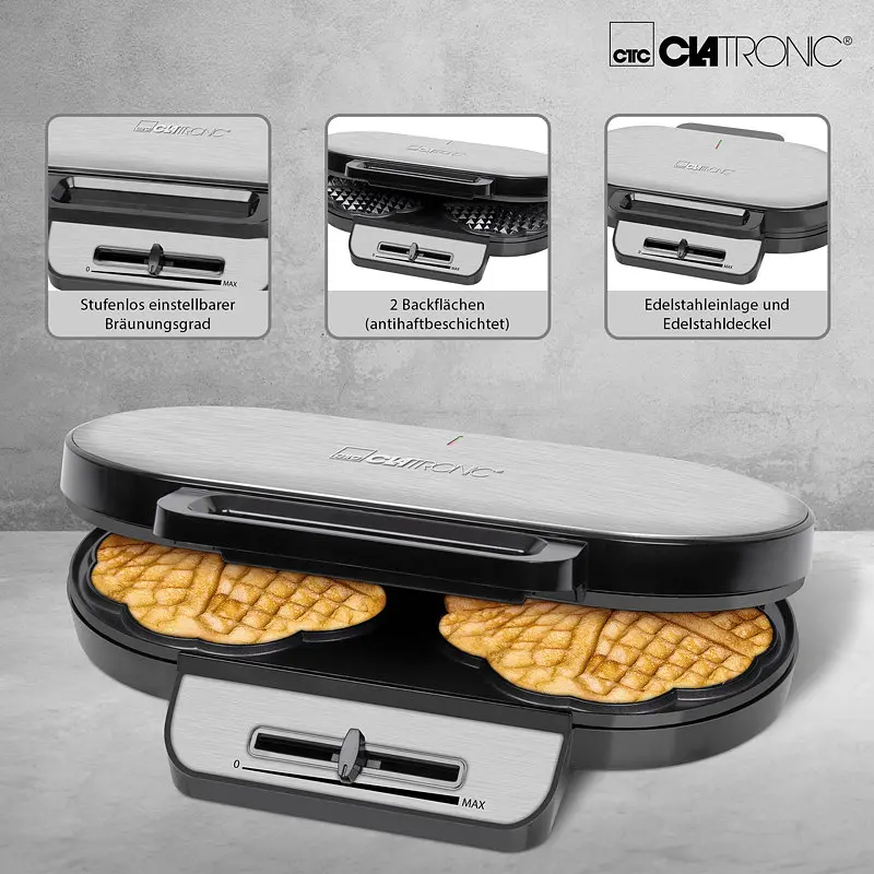 Вафельница Clatronic WA 3745 - фото 4