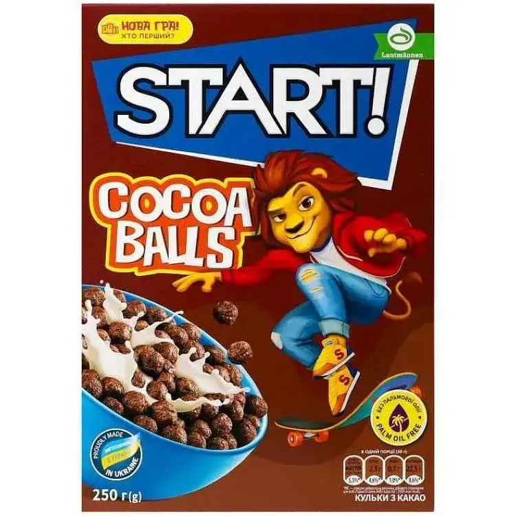 Кульки з какао Start 250г