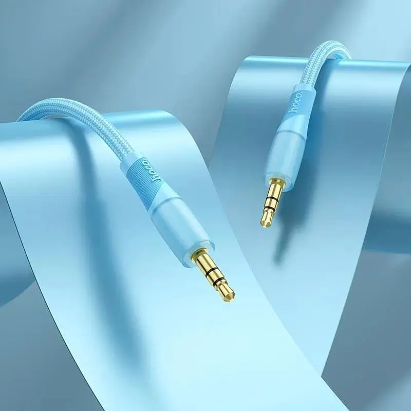 Кабель Hoco UPA25 Transparent Discovery Edition AUX audio cable 1 м черный - фото 7
