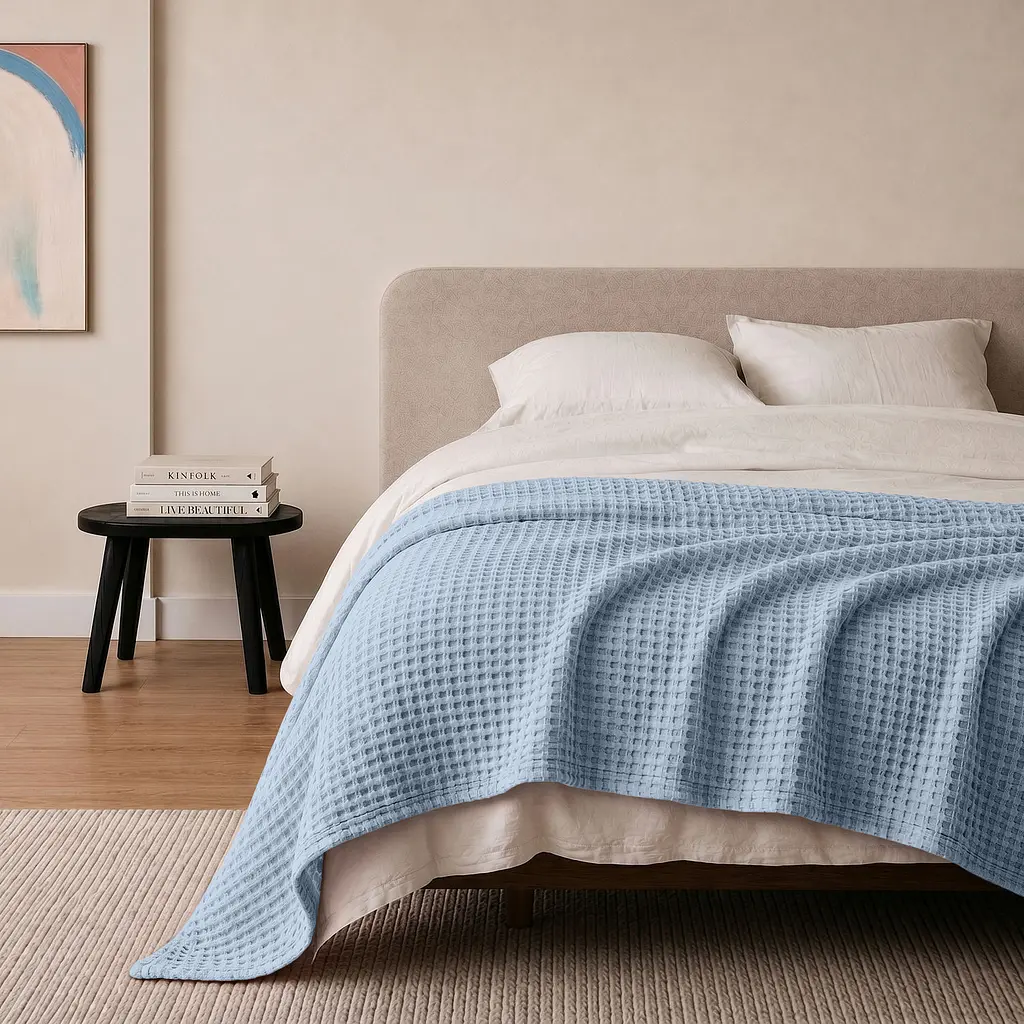 Плед покривало Cosas Maya Greek Waffle 230х240 см вафельне (Blanket_47Maya_GreekWaffle_230x240) - фото 2