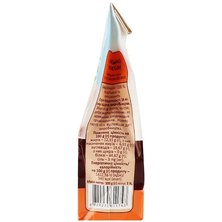 Мука кокосовая Сто пудів органическое 300 г (931504) - фото 3