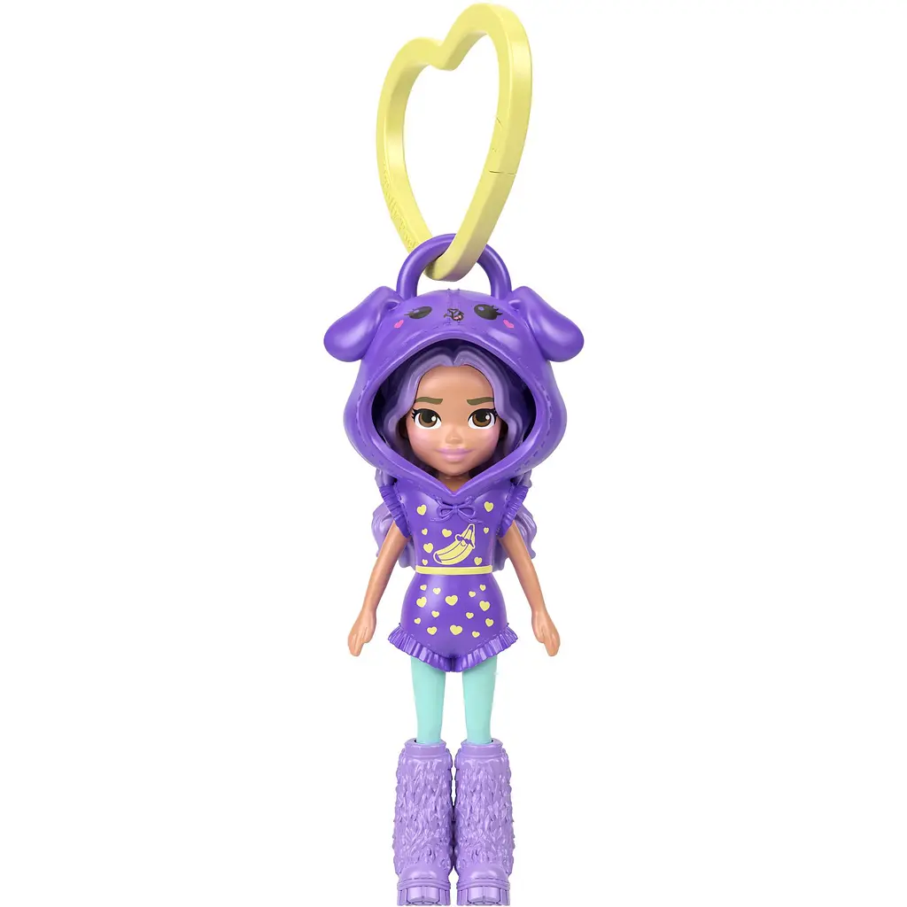 Мінілялька-брелок Polly Pocket у худі в асортименті (JMN38) - фото 7