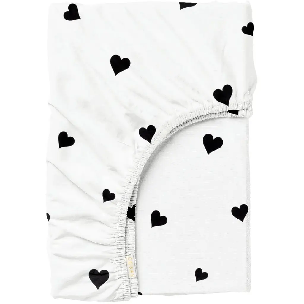 Простирадло на резинці Cosas Poker Hearts 90х200х20 см (PokerHearts_90x200x20)