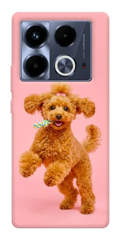 TPU чохол Demsky Happy poodle для Infinix Note 40 4G