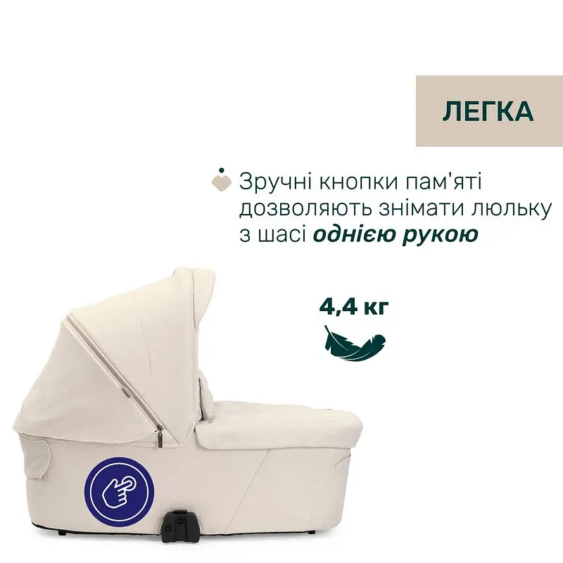 Коляска 2 в 1 Chicco Bellagio 2 бежева (87183.50.01) - фото 2