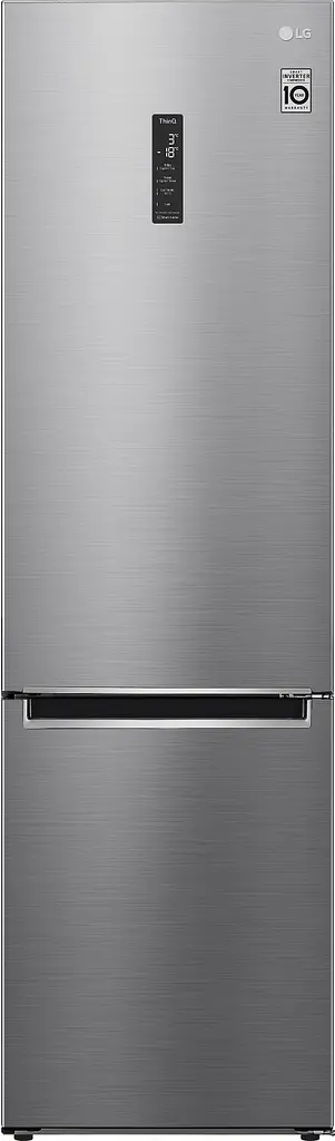 Холодильник с нижней морозильной камерой LG GA-B509MMQM Платиново-серебристый (GA-B509MMQM) - фото 2