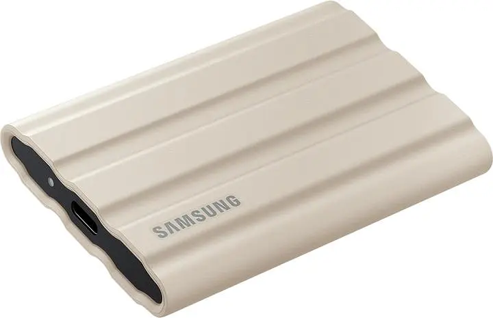 Накопичувач SSD Samsung SSD 2.5" USB 1.0TB T7 Shield Beige (MU-PE1T0K/EU) - фото 4