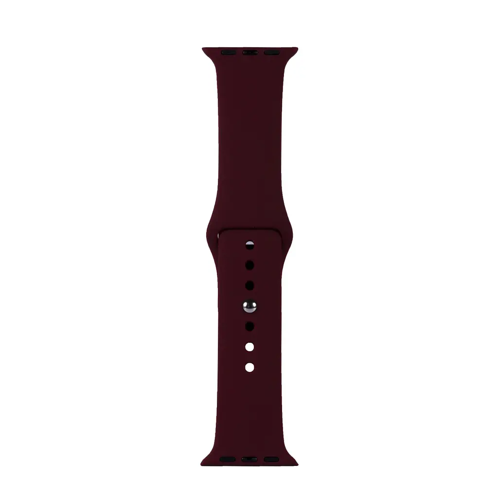 Ремінець Silicone Apple Watch 38mm Burgundy (23) - фото 2