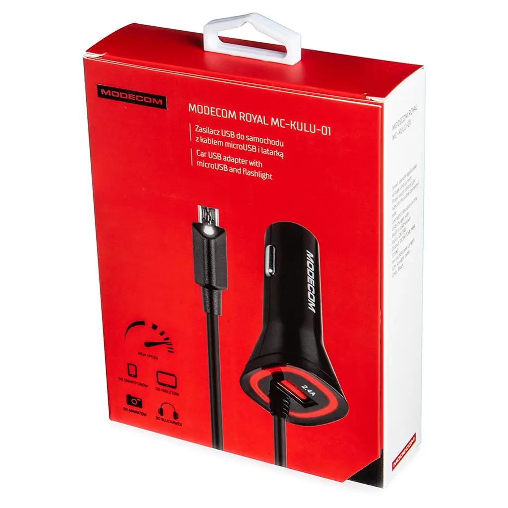 Зарядний пристрій Modecom USB 2.4 А + кабель Micro-USB Royal KULU-01 (ZT-MC-KULU-01) - фото 6