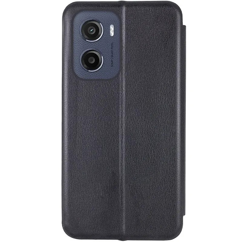 Шкіряний чохол-книжка Classy для Motorola Moto G05 / E15 Чорний - фото 2
