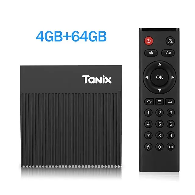 Смарт ТВ приставка Tanix TX4 4/64GB Amlogic S905X4 Android TV 11, медіаплеєр 4K HDR - фото 2