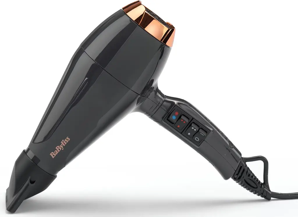BaByliss Фен Air Pro, 2200Вт, 2 режими, дифузор, іоніз-я, хол. обдув, чорний - фото 5