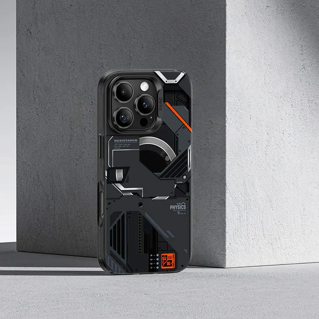 Чохол Benks Mecha Case with MagSafe для Apple iPhone 16 Pro Max Black (6948005905484) [132543] - фото 5