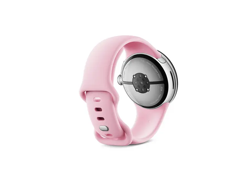 Смарт-годинник Google Pixel Watch 3 41 mm LTE Polished Silver Aluminum Case/Rose Quartz Active Band - фото 2