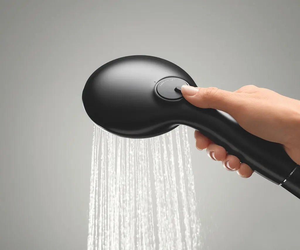 Душовий гарнітур Grohe Tempesta 2 режими струменя 100 264062433, Чорний матовий - фото 4