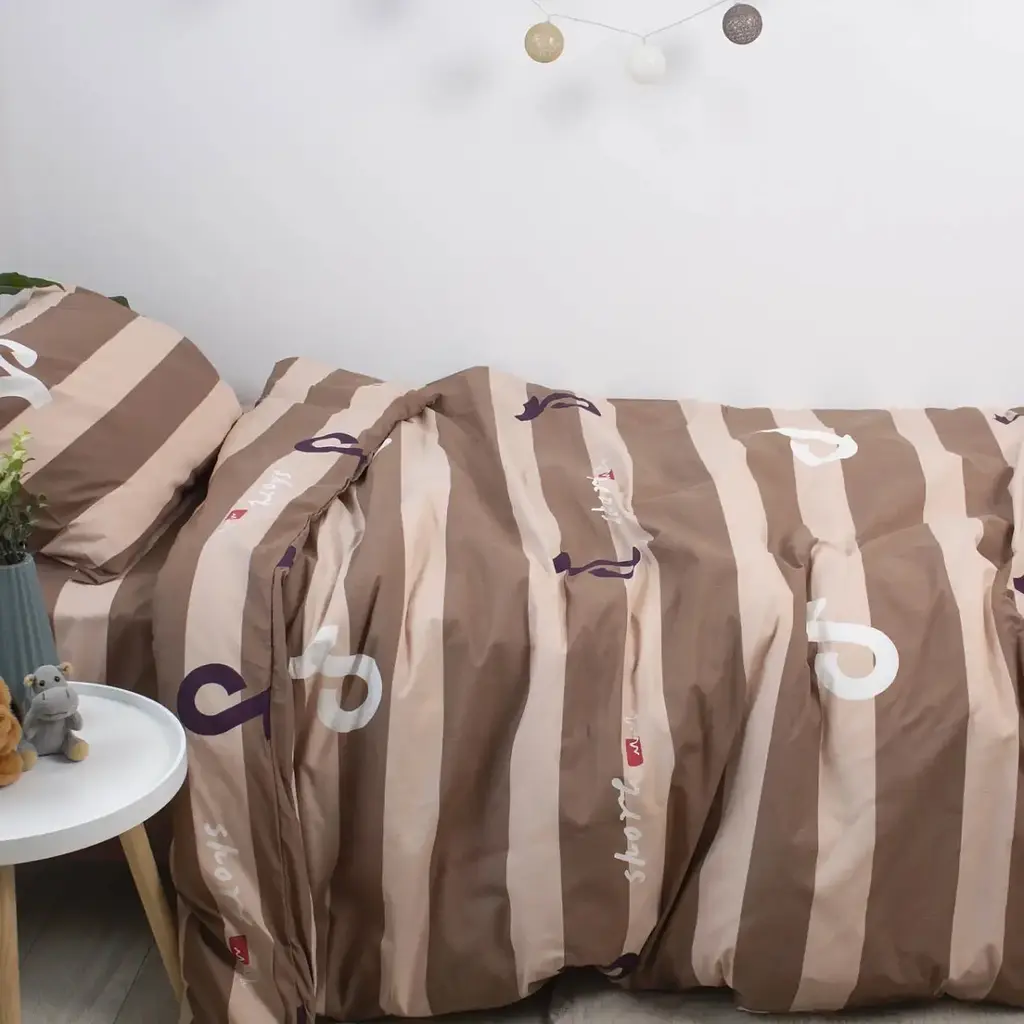 Постільна білизна підліткова ТЕП Soft dreams Line Brown 2-00886_26455 150х215 см коричнева - фото 4